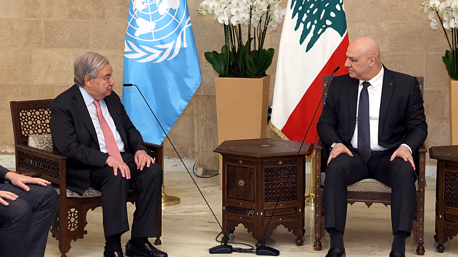 UNITED NATIONS SECRETARY-GENERAL GUTERRES CALLS FOR CEASEFIRE BETWEEN ISRAEL AND HEZBOLLAH