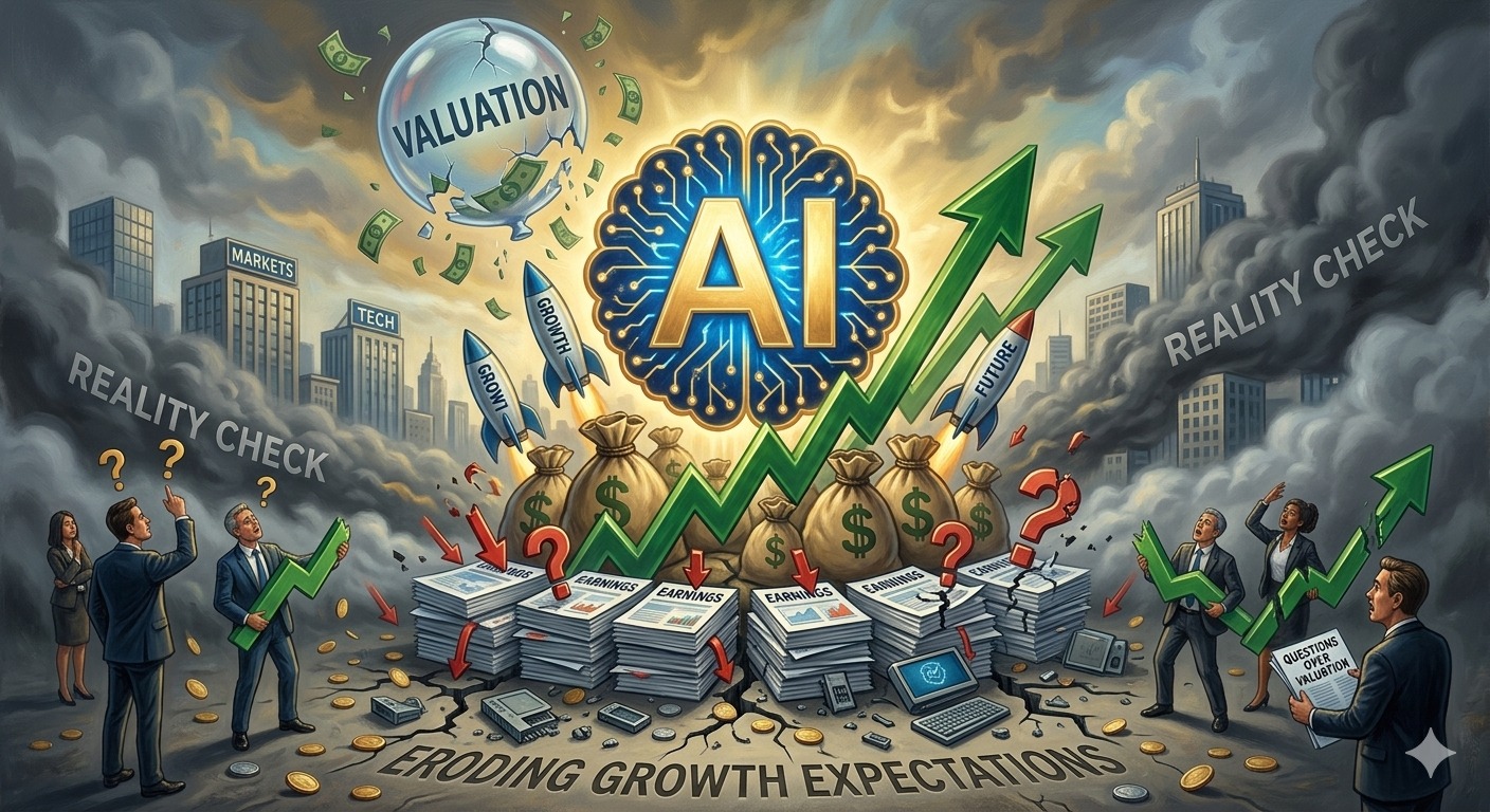 AI Boom Faces New Reality Check as Earnings Raise Questions Over Valuation and Growth Expectations