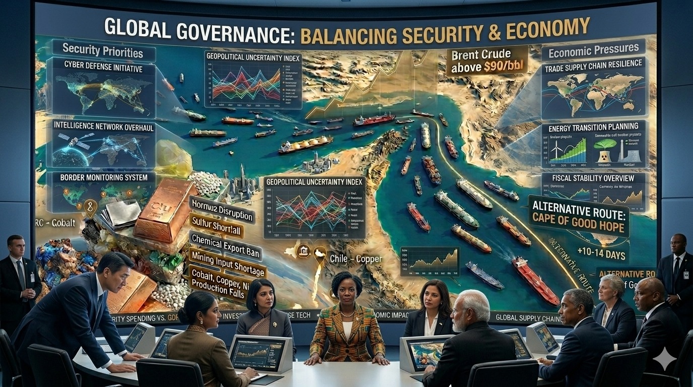 Governments Balance Security Priorities with Economic Pressures Amid Geopolitical Uncertainty