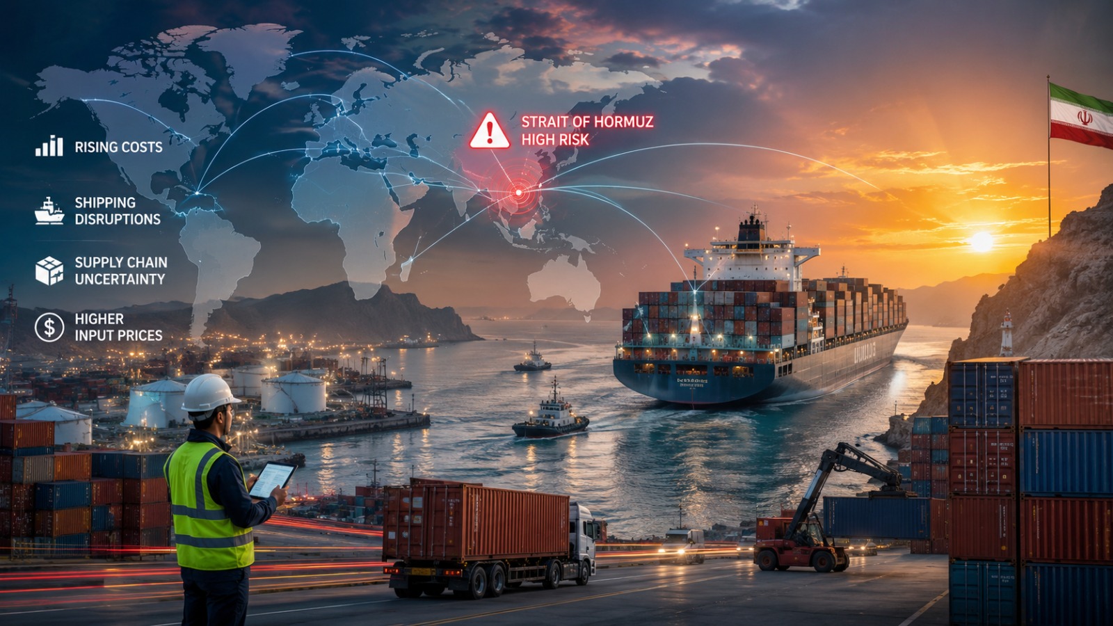 Global Manufacturers Reassess Supply Chains as Hormuz Risks Raise Cost Pressures Across Trade Networks